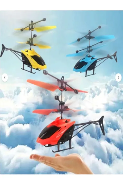 Oyuncak El Sensörlü Uçan Helikopter Şarjlı. Hareket Sensörlü