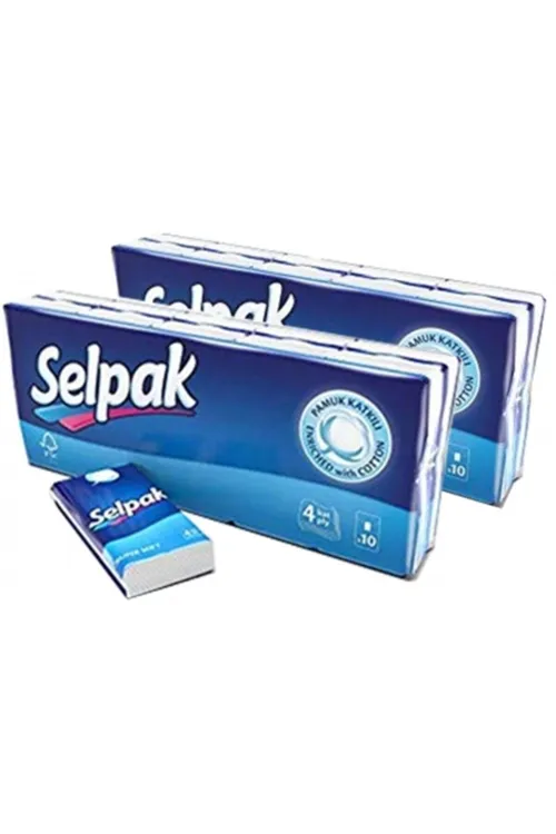 Klasik Cep Mendili 10lu X 2 Adet