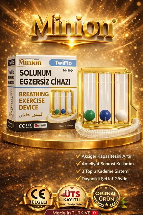 ZEMRA Triflo Solunum Egzersiz Cihazı Nefes Egzersiz Aleti 3 Top