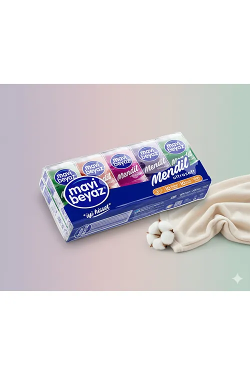 Cep Mendil 10'lu Avantaj Paket - Klasik Cep Mendili 10lu