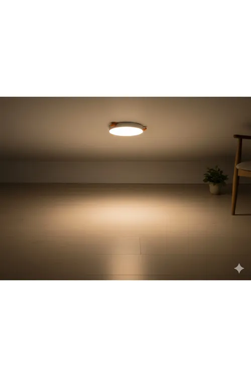 Novo 6 Watt LED Spota Uyumlu 7WATT IŞIK LED Spot Beyaz Kasa Günışığı ( 3000K ) (Delik Çapı 8 Cm)