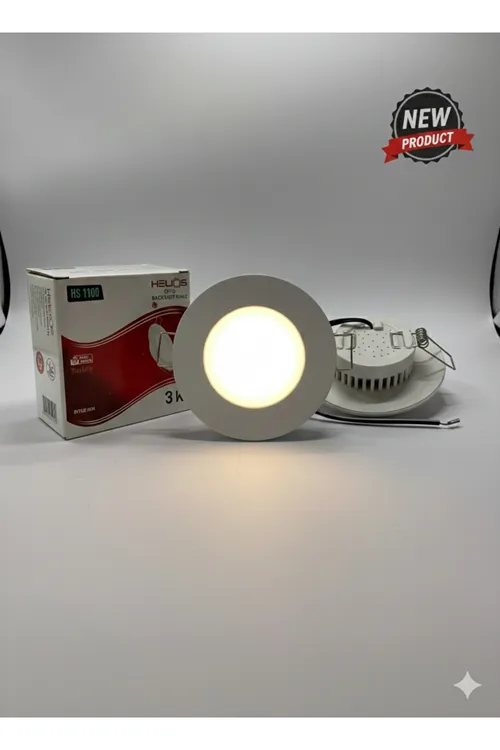 3W Beyaz Işık Led Spot Panel Lamba Dahili Trafolu Dış çap 8.2cm İç çap 5cm