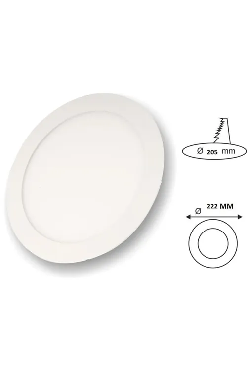Led Panel 18w 6500k Beyaz Işık Sıva Altı CT-5169-B