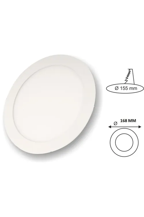 Led Panel 12w 6500k Beyaz Işık Sıva Altı CT-5147-B