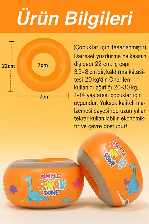 Open Baby Şişme Yüzme Kollukları | 1-6 Yaş Bebek & Çocuk Için, 3 Katmanlı Güvenli Tasarım