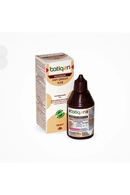 Batikon Antiseptik Solüsyon (10% İyot Çözelti) 100 ml - 5 Adet
