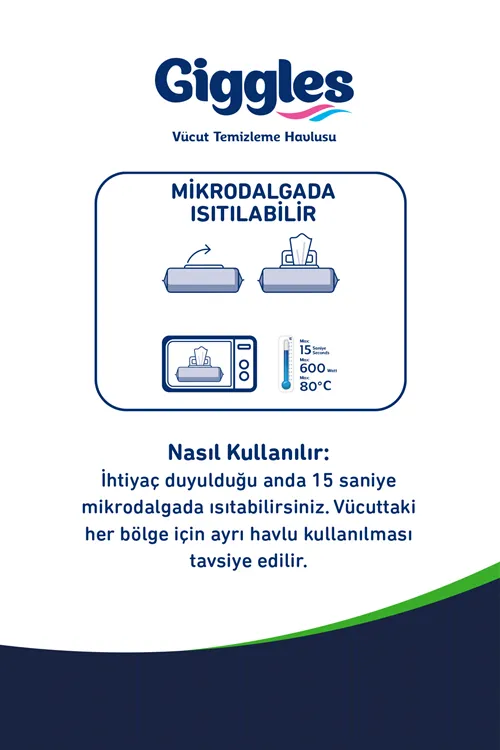 Vücut Temizleme Havlusu 50'li 3 Paket 150 Havlu