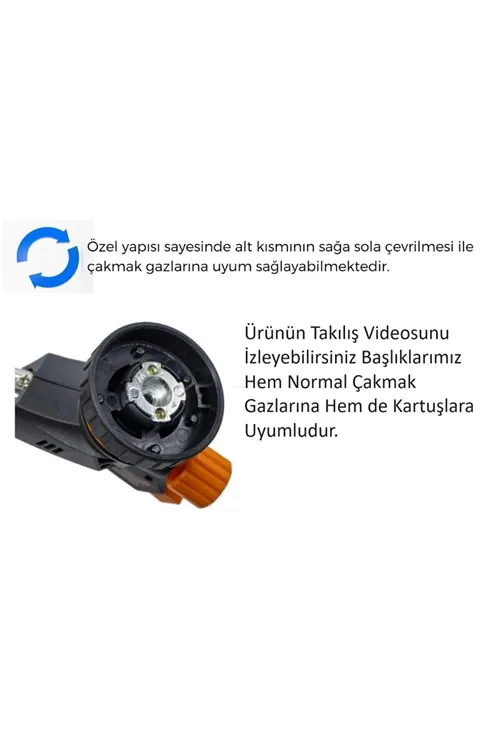 1300 Derece Profesyonel Pürmüz Çakmak Ws-509c Kafa Çakmak 3 Adet Flash Gaz Hediye