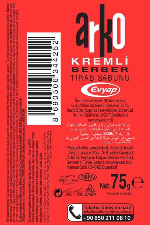 Tıraş Sabunu 2x75gr