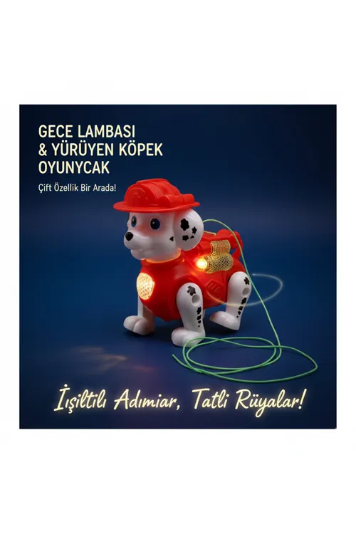 Paw Patrol Köpek Hayvan Pilli Yürüyen Işıklı Müzikli Köpek Oyuncak