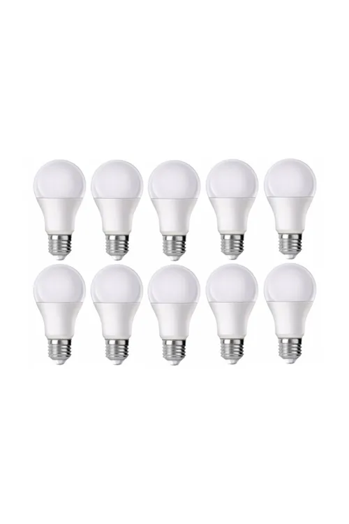Proich Led Ampul Beyaz Renk 9 Watt Tasarruflu 10 Lu Paket