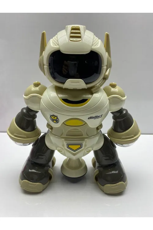 Oyuncak Robot Sesli Işıklı Dans Eden Pilli Robot Kaliteli Yeni Model Robot
