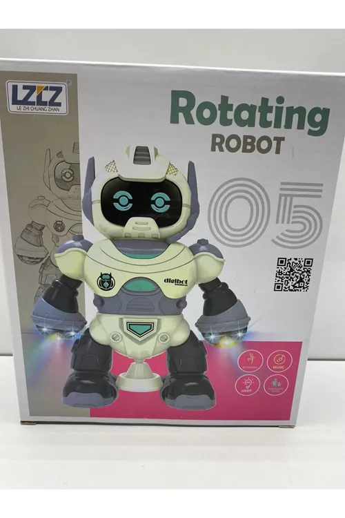 Oyuncak Robot Sesli Işıklı Dans Eden Pilli Robot Kaliteli Yeni Model Robot