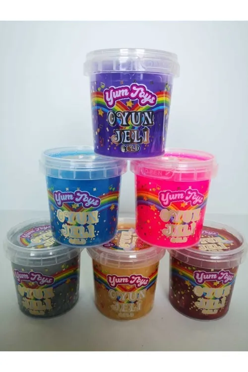 Yumtoys Slaym Gold- Hazır Slime 6 Farklı Renkler 6 Kutu 140x6 Gr