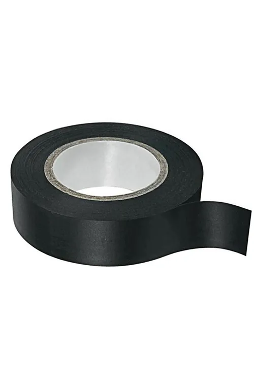 İzole Pvc Elektrikçi Elektirik Kablo Bandı Siyah Renk Bant Bandı Eni: 1.9 cm Uzunluk: 9 Metre 5 Adet