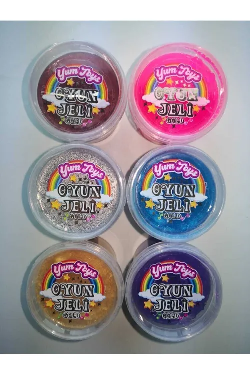 Yumtoys Slaym Gold- Hazır Slime 6 Farklı Renkler 6 Kutu 140x6 Gr