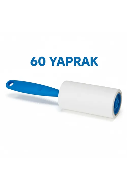 60 Yaprak Tüy Toplama Bant Rulosu Kedi Ve Köpek Tüyü Toplayıcı Rulo Elbise Temizleme