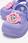 Lila Anatomik Comfort Günlük Sahil Plaj Havuz Işıklı Çocuk Terlik & Sandalet