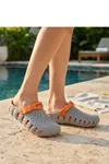 Buz Turuncu Günlük Sahil Havuz Plaj Terliği Unisex Terlik & Sandalet