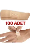 Bez Yara Bandı 10'lu 10 Paket 100 Adet Pratik Kullanımlı
