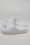 EVA Unisex Kadın Erkek Beyaz Sabo Günlük Rahat Balkon Bahçe Havuz Plaj Terliği