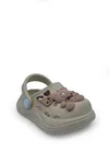 Bej Ayıcıklı Unisex Çocuk Terlik&Sandalet