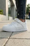 Beyaz Günlük Sneaker Cırtlı Unisex Çocuk Spor Ayakkabı