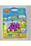 Dinozorlar Dünyası Triceratops Painting - Sihirli Özel Kalem ile Boyama Kitabı