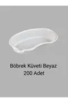 Beyaz Plastik Böbrek Küveti 200 Adet