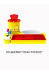 Doubletray Tedavi Tepsi Set