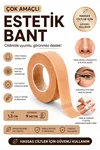 Çok Amaçlı Makyaj Bandı Eyeliner Far Göz Makyajı Yardımcı Estetik Burun Bandı Hassas Ciltlere Uygun