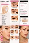 Çok Amaçlı Makyaj Bandı Eyeliner Far Göz Makyajı Yardımcı Estetik Burun Bandı Hassas Ciltlere Uygun