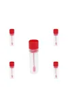 Kaşıklı Gaita Kabı 25 ml - Non Steril - Numune Kabı - Vida Kapaklı - 10 Adetlik Set