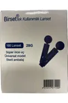 Şeker Lanseti 100 Adet Lanset Parmak Delme Iğnesi - Süper Ince Uç Steril Ambalaj