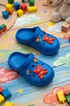 Saks Mavi Ayıcıklı Kreş Sahil Plaj Havuz Terliği Unisex Çocuk Terlik & Sandalet