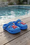 Saks Mavi Ayıcıklı Kreş Sahil Plaj Havuz Terliği Unisex Çocuk Terlik & Sandalet