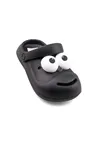 Siyah Emoji Günlük Bahçe Sahil Plaj Kreş Unisex Çocuk Terlik & Sandalet