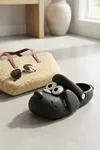Siyah Köpek Figürlü Sevimli Günlük Bahçe Sahil Plaj Kreş Unisex Çocuk Terlik & Sandalet