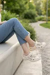 Ekru Ayıcıklı Kreş Sahil Plaj Havuz Terliği Unisex Çocuk Terlik & Sandalet