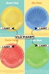 Çok Amaçlı Koku Giderici 4'lü Paket - Pisuvar, Lavabo, Banyo Koku Giderici - Koku Süzgeci