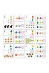 Yaz-Sil Sayılar Matematik Öğrenme Kartları Eğitici Oyuncak