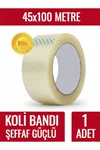 100 Metre Holtmelt 1.kalite Koli Bandı Şeffaf Kolay kopabilen kalite garantili