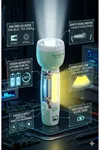 Şarjlı El Feneri Çift Fonksiyonlu 100W Led