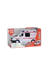 CNL-9999 Işıklı Sesli Pilli Ambulans - Beyaz Renk