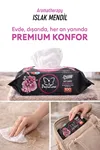 Premium Aroma Terapi Islak Mendil pH Dengeli Extra Yumuşak Alkolsüz 100 Adet