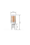 3 Watt Ledli Kapsül G9 Duylu 220v Beyaz Işık Ct-4249b