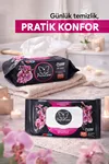 Premium Aroma Terapi Islak Mendil pH Dengeli Extra Yumuşak Alkolsüz 100 Adet