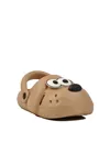 Doggy cappuccino Köpek Figürlü Sevimli Günlük Bahçe Sahil Plaj Kreş Unisex Çocuk Terlik & Sandalet