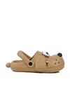 Doggy cappuccino Köpek Figürlü Sevimli Günlük Bahçe Sahil Plaj Kreş Unisex Çocuk Terlik & Sandalet