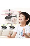 Lh-1804 El Sensörlü Usb Şarjlı Uçan Helikopter 20 Cm Karışık Renk( Sarı Yeşil Kırmızı)